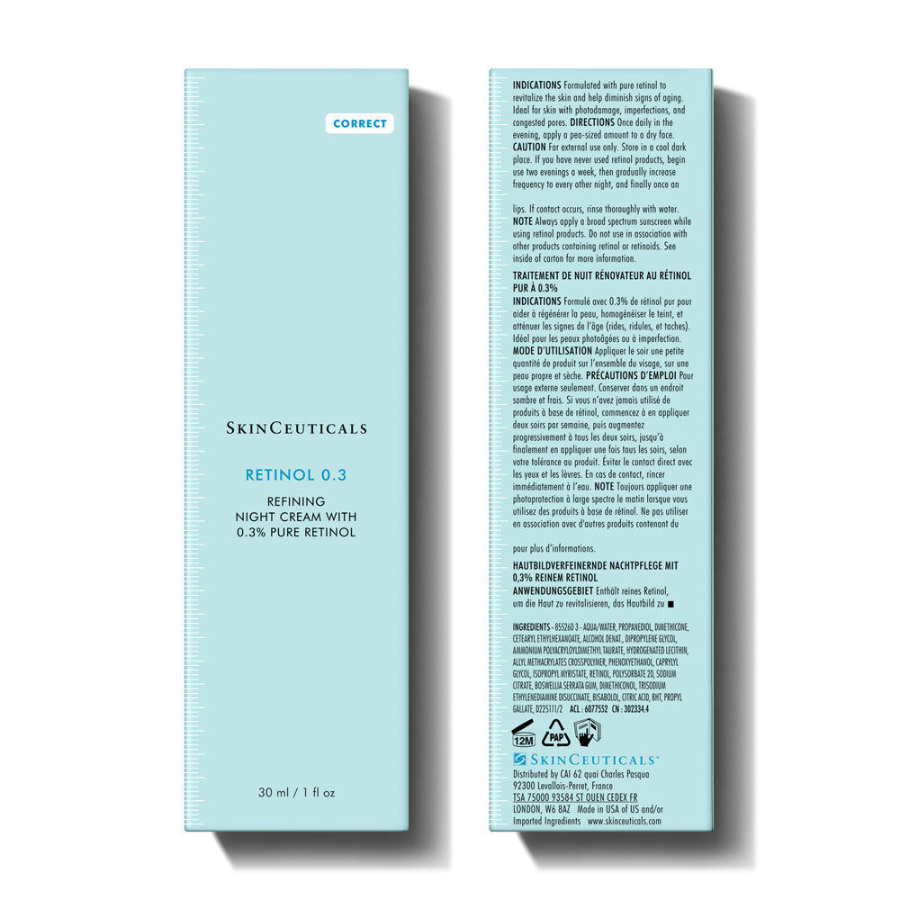 Retinol 0.3 -yovoiteen pakkaus