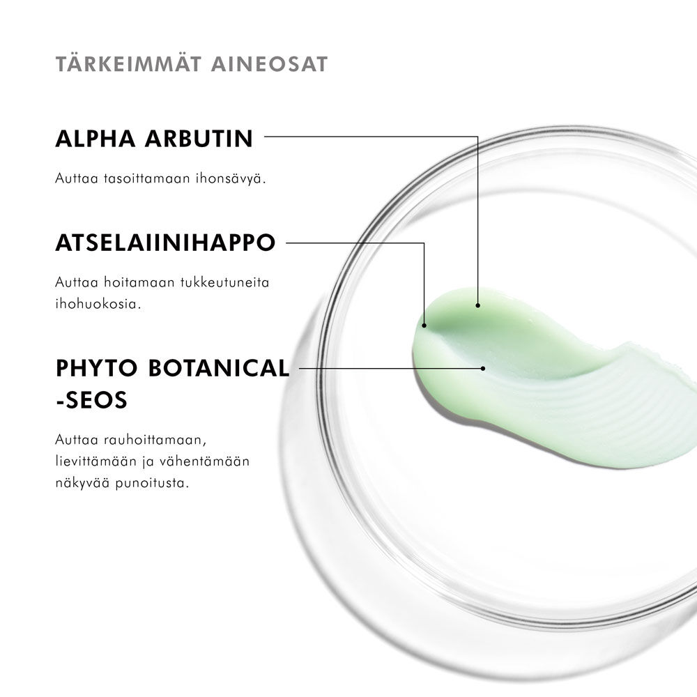 Tuotteen tarkeimmat ainesosat