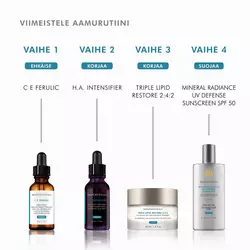 C E Ferulic sisaltaa 15 % L-askorbiinihappoa